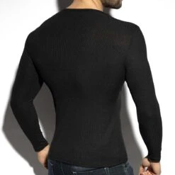 T-Shirt ES Collection Recycled Rib TS325 Noir 8 T-Shirt ES Collection Recycled Rib TS325 Noir -Men Attitude Boutique tshirt es ts325 noir 3