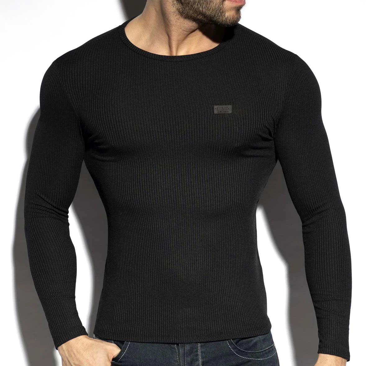 T-Shirt ES Collection Recycled Rib TS325 Noir 3 T-Shirt ES Collection Recycled Rib TS325 Noir