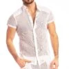 Chemise L Homme Invisible Madrague HW122MAD Blanc -Men Attitude Boutique tshirt hi HW122MAD blanc m