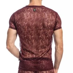 T-Shirt L Homme Invisible Enzo MY73ENZ -Men Attitude Boutique tshirt hi MY73ENZ bordeau 3