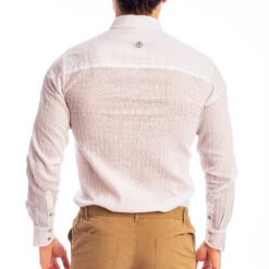 Chemise L Homme Invisible Martinique HW126MAR -Men Attitude Boutique tshirt hi hw126mar blanc 3