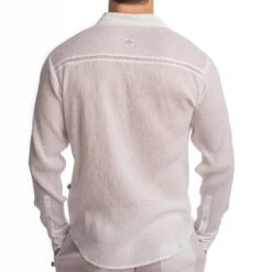 Chemise L Homme Invisible Byaar HW127BYA -Men Attitude Boutique tshirt hi hw127bya blanc 3