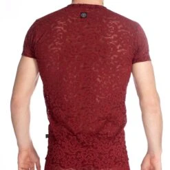 T-Shirt L Homme Invisible Delos MY73DEL -Men Attitude Boutique tshirt hi my73del rouge 3