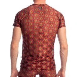 T-Shirt L Homme Invisible Mandala MY73MAN Rouge -Men Attitude Boutique tshirt hi my73man rouge 3