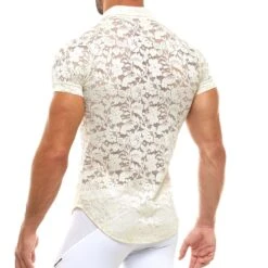 Chemise Modus Vivendi Floral Lace 04141 -Men Attitude Boutique tshirt modus 04141 blanc 3