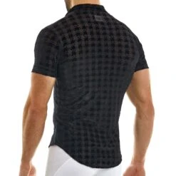 Chemise Modus Vivendi Pied De Poule 06341 -Men Attitude Boutique tshirt modus 06341 noir 3