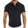 Chemise Modus Vivendi Pied De Poule 06341 -Men Attitude Boutique tshirt modus 06341 noir m