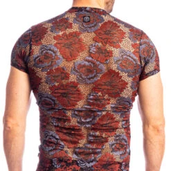 T-Shirt L Homme Invisible Reverie Florale MY73REV Chocolat -Men Attitude Boutique tshirt rev lhomme invisble my73rev chocolat 1